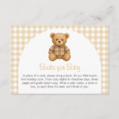 We Can Bearly Wait Baby Shower Books for Baby Begleitkarte (Vorderseite)