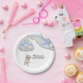 We can bearly wait baby shower dessert pappteller (Party)