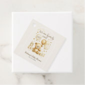 We Can Bearly Wait Baby Shower Geschenkanhänger (Beispiel)