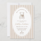 We Can Bearly Wait Baby Shower Invitation Einladung (Vorderseite)