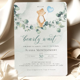 We Can Bearly Wait! Baby Shower Invitation Einladung