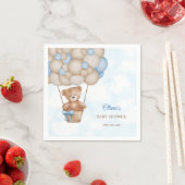 We Can Bearly Wait Baby Shower Serviette (Beispiel)