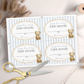 We Can Bearly Wait Baby Shower Teddy Grahams Card Einladung