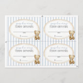 We Can Bearly Wait Baby Shower Teddy Grahams Card Einladung (Vorderseite)