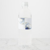 We can bearly wait blue balloon water bottle label wasserflaschenetikett (Rückseite)