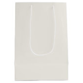 We Can Bearly Wait Brown Baby Shower  Mittlere Geschenktüte (Rückseite)