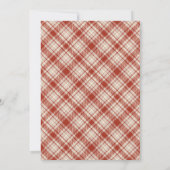 We Can Bearly Wait Christmas Baby Shower Einladung (Rückseite)