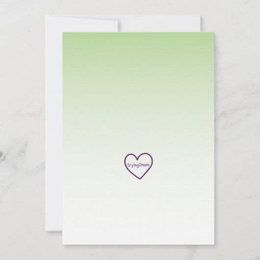 We Can Bearly Wait, cute bear baby shower Einladung (Rückseite)