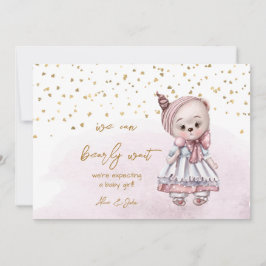 We Can Bearly Wait Cute Stuffed Animal Pregnancy Ankündigung