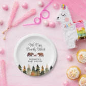 We Can Bearly Wait Fall Baby Shower Pappteller (Party)