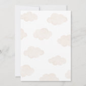 We Can Bearly Wait Hot Air Balloon Baby Shower Einladung (Rückseite)