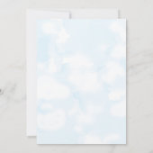 We Can Bearly Wait Hot Air Balloon Baby Shower Einladung (Rückseite)