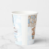 We Can Bearly Wait Hot Air Balloon Baby Shower Pappbecher (Rechts)