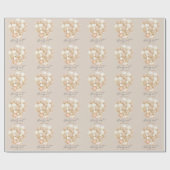 We can Bearly Wait Neutral Baby Shower   Geschenkpapier (Flach)