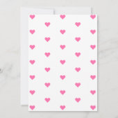 We Can Bearly Wait Pink Teddy Bear Baby Shower Einladung (Rückseite)