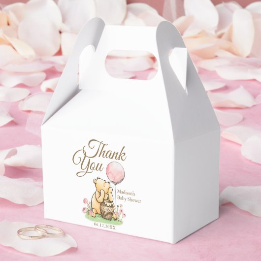 We Can Bearly Wait Pooh Baby Shower Neutral Geschenkschachtel (Hochzeit)