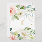 We Can Bearly Wait Teddy Bear Baby Shower Einladung (Rückseite)