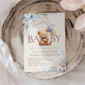 We Can Bearly Wait Teddy Bear Baby Shower Einladung
