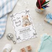 We Can Bearly Wait, Teddy Bear Baby Shower Einladung