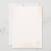 "We Can Bearly Wait! Teddy Bear Baby Shower Einladung (Rückseite)