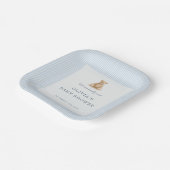 We Can Bearly Wait Teddy Bear Baby Shower Party Pappteller (Gewinkelt)