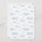 We Can Bearly Wait Teddy Bear Balloon Baby Shower Einladung (Rückseite)