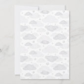 We Can Bearly Wait Teddy Bear Balloon Baby Shower Einladung (Rückseite)