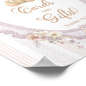 We Can Bearly Wait Teddy Bear Cards and Gifts Poster (Ecke)