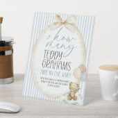 We Can Bearly Wait Teddy Grahams  Baby Shower Game Sockelschild (In SItu)