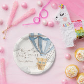 We Can Bearly Wait Twins Baby Shower Pappteller (Party)