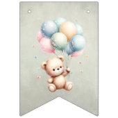 We Can Bearly Wait Welcome Baby Baby Shower Wimpelkette (Erste Fahne)