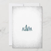 We Can Bearly Wait Winter Baby Shower Invitation Einladung (Rückseite)