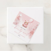 We Can Bearly Wait Winter Teddy Bear Baby Shower Geschenkanhänger (Beispiel)