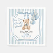 We Can Beary Wait, Baby Shower Serviette (Vorderseite)