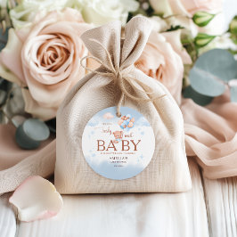 We Can Berly Wait Teddy Bear Baby Shower Favor Tag Geschenkanhänger