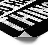 We Can Do Hard Things Motivational Quote Sitivity Poster (Ecke)