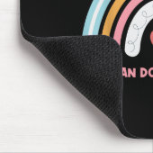 We Can Do Hard Things Motivational Teacher Rainbow Mousepad (Ecke)