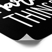 We Can Do Hard Things Sitive Message Motivational Poster (Ecke)