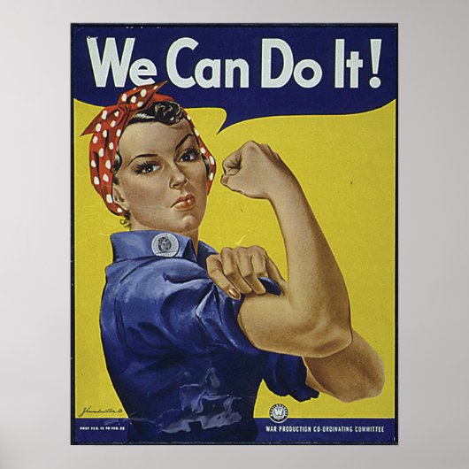 We Can Do It Poster (Vorne)