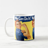 We Can Do It! Rosie the Riveter Kaffeetasse (Links)