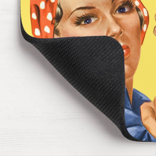 We Can Do It! Rosie the Riveter Mousepad (Ecke)