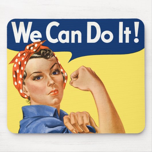 We Can Do It! Rosie the Riveter Mousepad (Vorne)