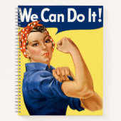 We Can Do It! Rosie the Riveter Notizblock (Vorderseite)