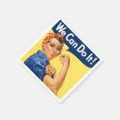 We Can Do It! Rosie the Riveter Serviette (Ecke)