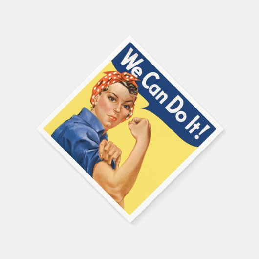 We Can Do It! Rosie the Riveter Serviette (Ecke)