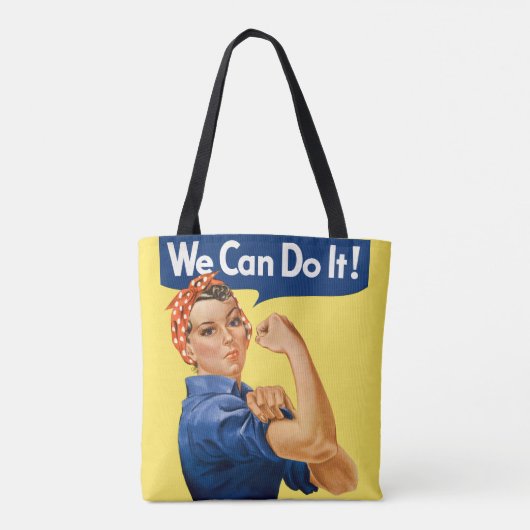 We Can Do It! Rosie the Riveter Tasche (Rückseite)