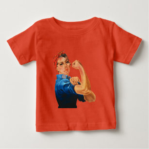 We Can Do It Rosie the Riveter Women Power Baby T-shirt