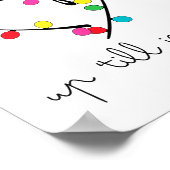 We Can Leave The Christmas Lights Up til January  Poster (Ecke)