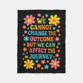 We Cannot Change The Outcome - Hosce Nurse Care Fleecedecke (Vorderseite)