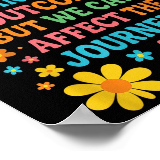 We Cannot Change The Outcome - Hosce Nurse Care Poster (Ecke)